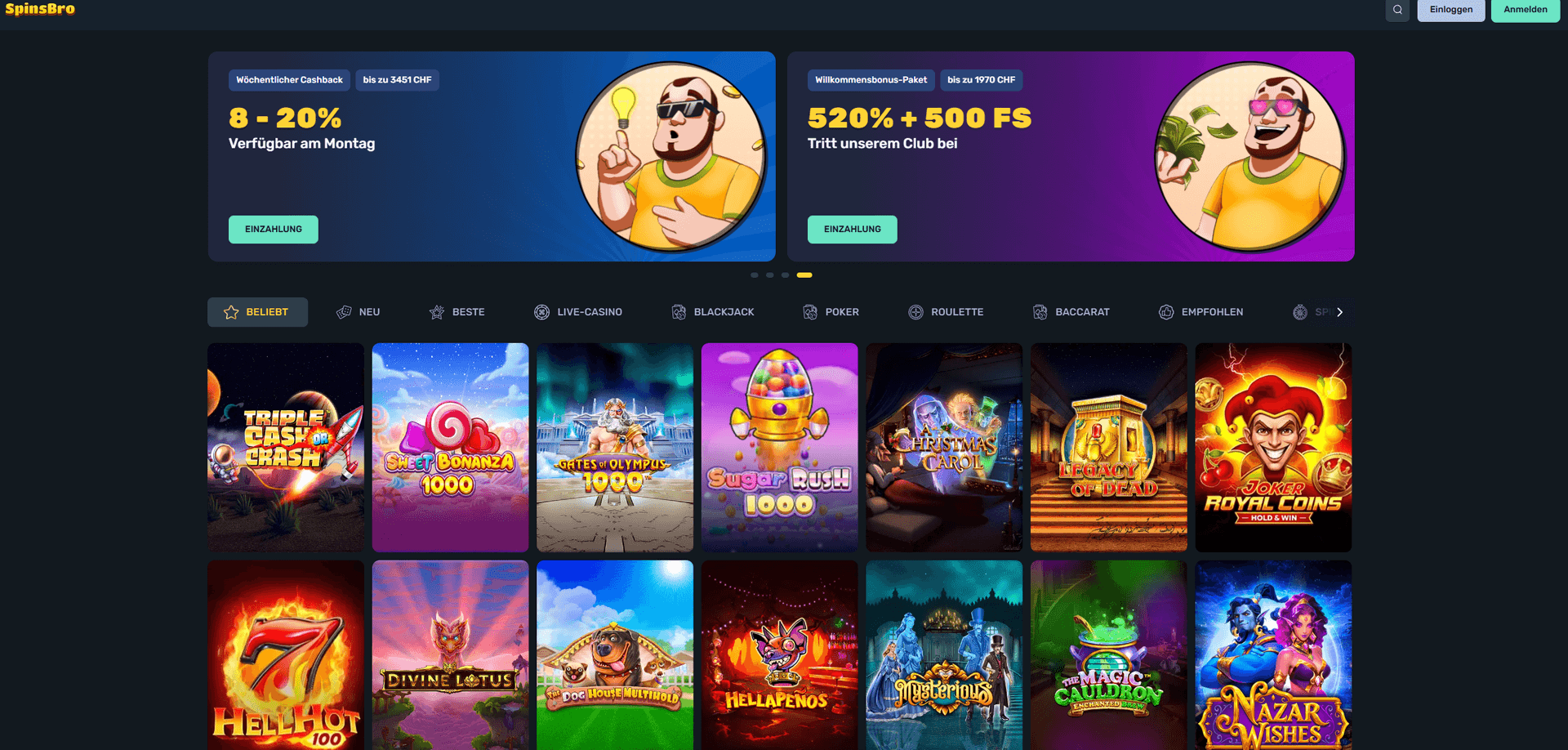 Spinsbro Casino ohne deutsche Lizenz